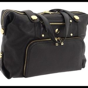 Knomo Lola Leather Laptop Purse Shoulder Bag